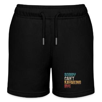 Kajak Kajakfahrer Kajaker - Kinder Organic Joggingshorts Mini Bolter von Stanley/Stella - Schwarz - Vorne