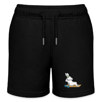 Bunny Abdominal Training Bodybuilding - Short de jogging enfant bio Stanley/Stella - noir - Devant