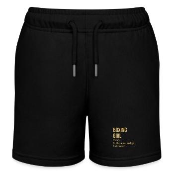 Boxen - Kinder Organic Joggingshorts Mini Bolter von Stanley/Stella - Schwarz - Vorne