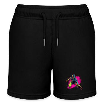 Joueur de baseball Steamwave - Short de jogging enfant bio Stanley/Stella - noir - Devant