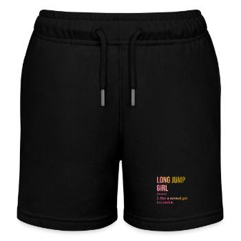 Long Jump - Kids Organic Sweat Shorts by Stanley/Stella - black - Front