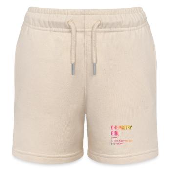 Chemistry - Kids Organic Sweat Shorts by Stanley/Stella - soft Ecru - Front