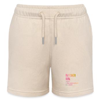 boucher - Short de jogging enfant bio Stanley/Stella - écru doux - Devant