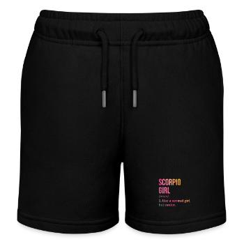 Scorpion - Short de jogging enfant bio Stanley/Stella - noir - Devant