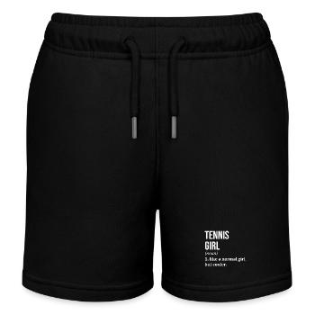 Tennis Tennis Tennis - Kinder Organic Joggingshorts Mini Bolter von Stanley/Stella - Schwarz - Vorne