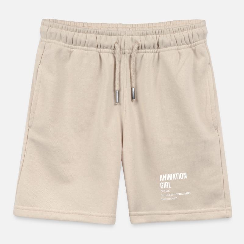 Animation Kids Organic Sweat Shorts by Stanley/Stella