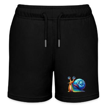 Escargot - Short de jogging enfant bio Stanley/Stella - noir - Devant
