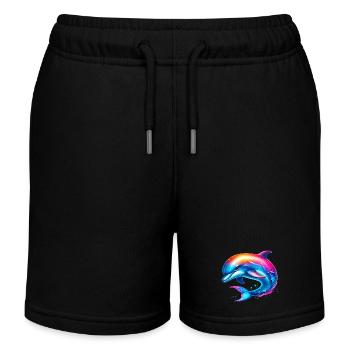 Dauphin - Short de jogging enfant bio Stanley/Stella - noir - Devant