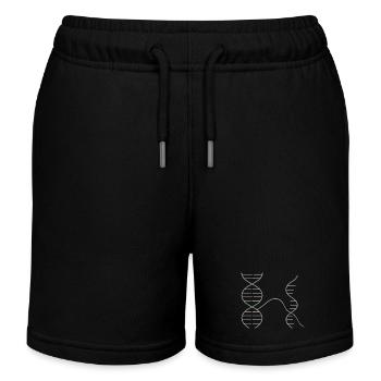DNA–RNA Geometry – Chemie Design - Kinder Organic Joggingshorts Mini Bolter von Stanley/Stella - Schwarz - Vorne