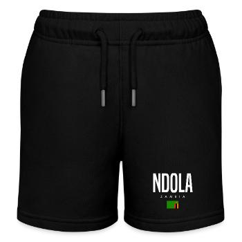 Ndola Sambia - Kinder Organic Joggingshorts Mini Bolter von Stanley/Stella - Schwarz - Vorne