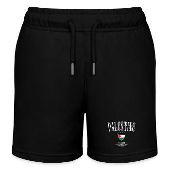 Palestine, design minimaliste élégant - Short de jogging enfant bio Stanley/Stella - noir - Devant