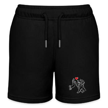 Teckel Chien Teckel Éleveur Teckel Lover Teckel - Short de jogging enfant bio Stanley/Stella - noir - Devant