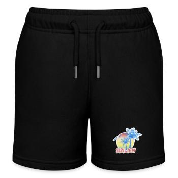 La Sicile comme vacances - Short de jogging enfant bio Stanley/Stella - noir - Devant