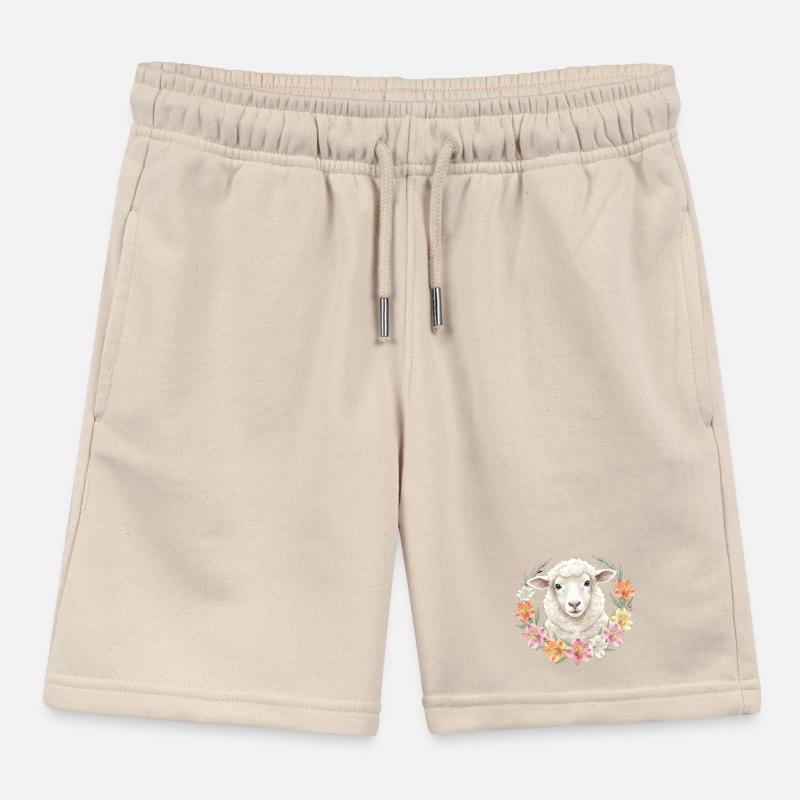 White Sheep Kids Organic Sweat Shorts by Stanley/Stella