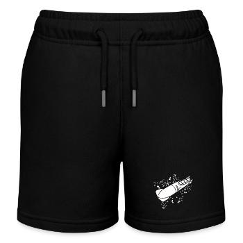 Bobfahrer Bobschlitten Viererbob - Kinder Organic Joggingshorts Mini Bolter von Stanley/Stella - Schwarz - Vorne