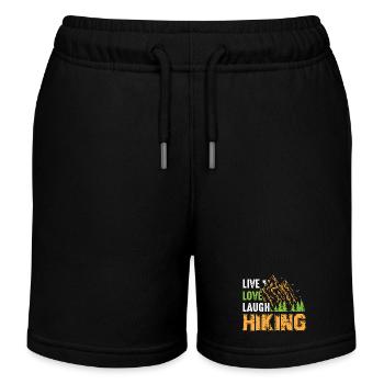 Wandern - Kinder Organic Joggingshorts Mini Bolter von Stanley/Stella - Schwarz - Vorne
