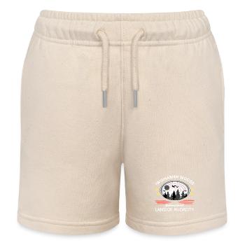 Bois d’Iwishabish - Short de jogging enfant bio Stanley/Stella - écru doux - Devant