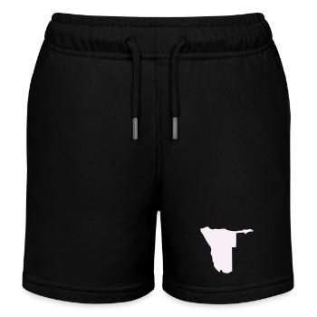 Nambia Silhouette - Short de jogging enfant bio Stanley/Stella - noir - Devant