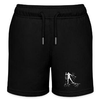 Ski de fond Ski de fond - Short de jogging enfant bio Stanley/Stella - noir - Devant