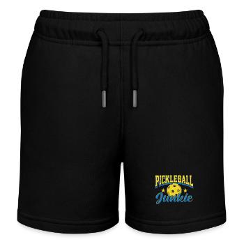 Design sportif rétro de Pickleball Junkie - Short de jogging enfant bio Stanley/Stella - noir - Devant