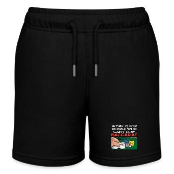 Conception du jeu de casino pour joueurs de Baccarat - Short de jogging enfant bio Stanley/Stella - noir - Devant