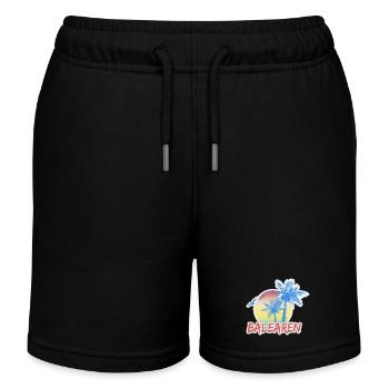 Vacances Îles Baléares - Short de jogging enfant bio Stanley/Stella - noir - Devant