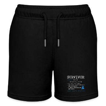 Darm Krebs Dickdarm - Kinder Organic Joggingshorts Mini Bolter von Stanley/Stella - Schwarz - Vorne