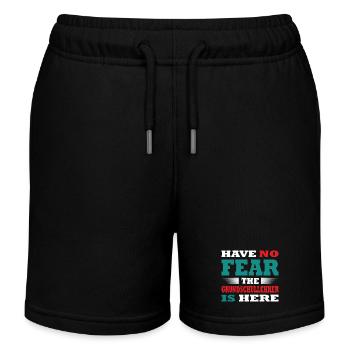 Have no Fear the Grundschullehrer is here Outfit - Kinder Organic Joggingshorts Mini Bolter von Stanley/Stella - Schwarz - Vorne