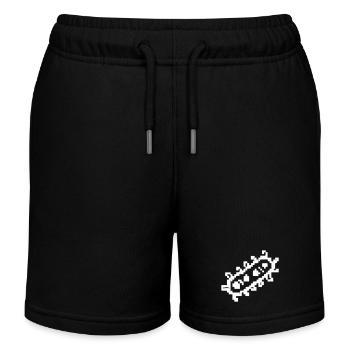 Bactéries Tiges Pixel Germ - Short de jogging enfant bio Stanley/Stella - noir - Devant