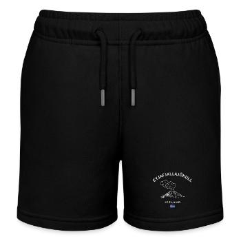 Volcan Eyjafjallajökull Islande - Short de jogging enfant bio Stanley/Stella - noir - Devant