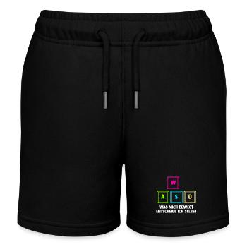 Jeu vidéo Gamer Gaming - Short de jogging enfant bio Stanley/Stella - noir - Devant