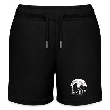 Bigfoot, pianiste - Short de jogging enfant bio Stanley/Stella - noir - Devant