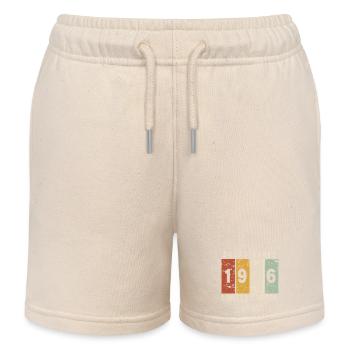 Anniversary 1976 - 50 years - Kids Organic Sweat Shorts by Stanley/Stella - soft Ecru - Front
