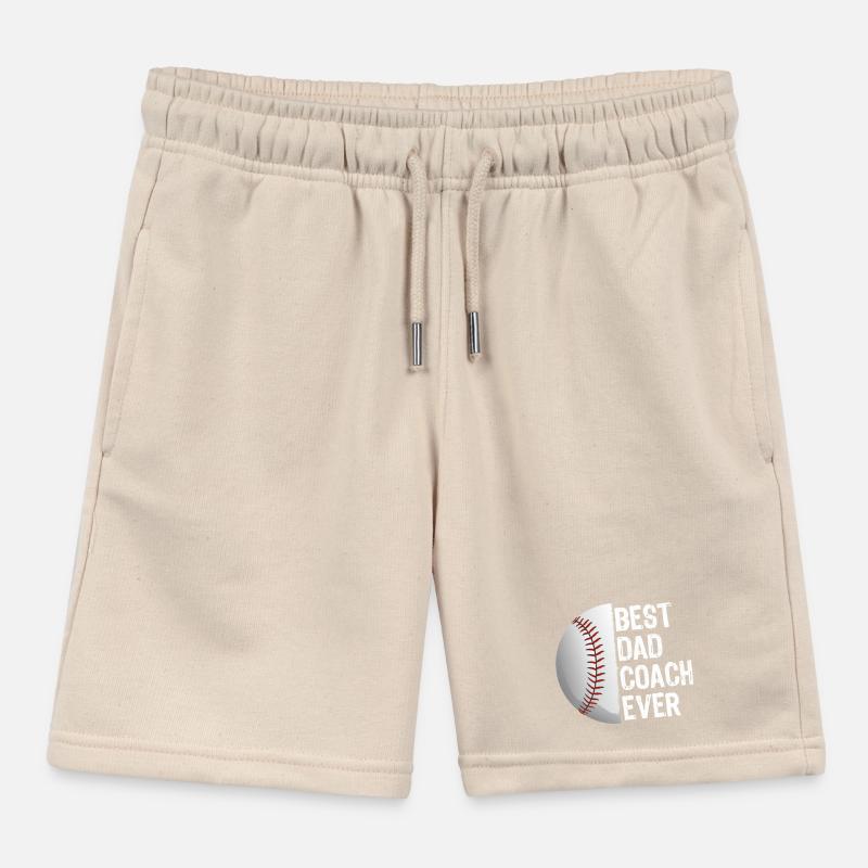 Bester Vater-Trainer aller Zeiten Baseball-Tee Kinder Organic Joggingshorts Mini Bolter von Stanley/Stella
