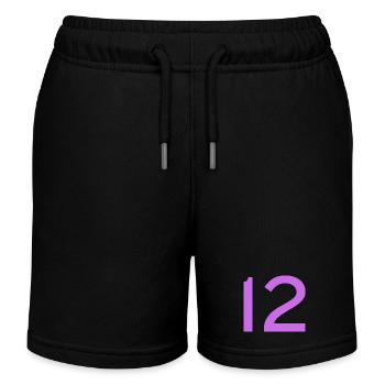 12 - Kinder Organic Joggingshorts Mini Bolter von Stanley/Stella - Schwarz - Vorne