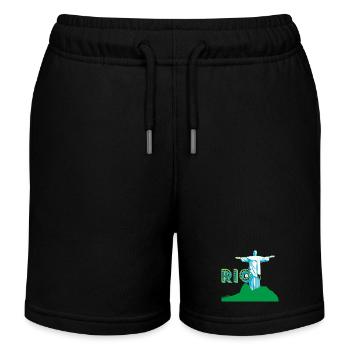 Love Rio - Short de jogging enfant bio Stanley/Stella - noir - Devant
