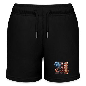 250 Years Of America - Kinder Organic Joggingshorts Mini Bolter von Stanley/Stella - Schwarz - Vorne