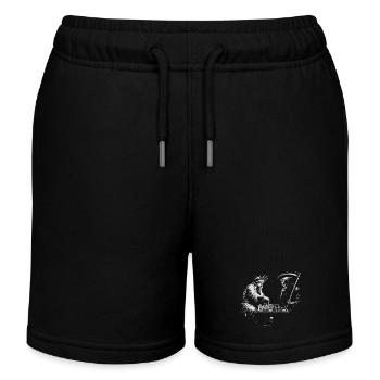 Freiheitsstatue spielt Schach mit dem Tod - Kinder Organic Joggingshorts Mini Bolter von Stanley/Stella - Schwarz - Vorne