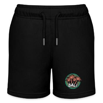 Gift for Bali - Kids Organic Sweat Shorts by Stanley/Stella - black - Front