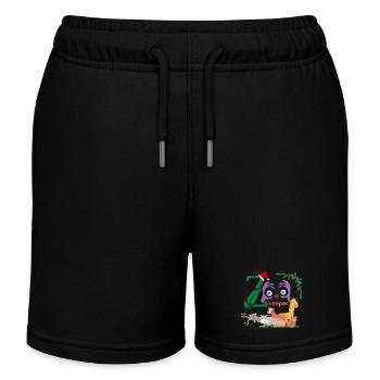 lustiger Tierpfleger - Kinder Organic Joggingshorts Mini Bolter von Stanley/Stella - Schwarz - Vorne