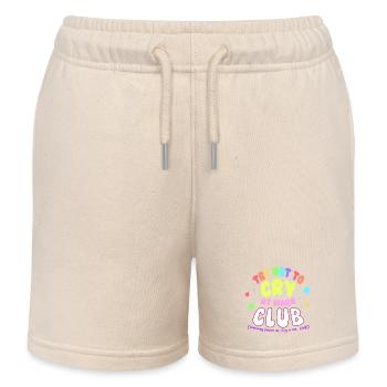 Essayez de ne pas pleurer au travail Club Tristesse - Short de jogging enfant bio Stanley/Stella - écru doux - Devant