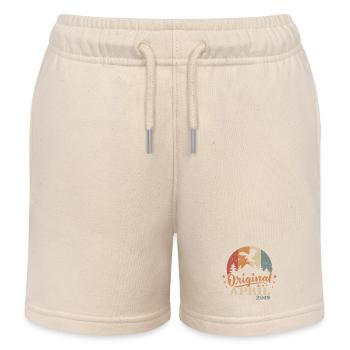 Anniversaire Avril 2019 | Cadeau Avril 2019 - Short de jogging enfant bio Stanley/Stella - écru doux - Devant