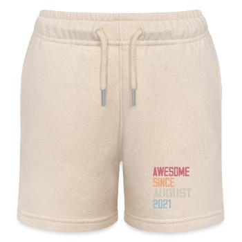 2021 August - Geburtstagsgeschenk August 2021 August - Kinder Organic Joggingshorts Mini Bolter von Stanley/Stella - Natur - Vorne