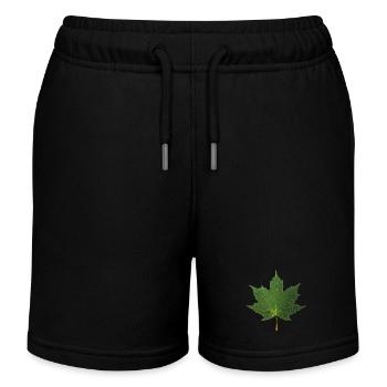 AHORNBLATT - MARIENKÄFER - Kinder Organic Joggingshorts Mini Bolter von Stanley/Stella - Schwarz - Vorne