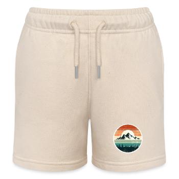 Berge - Kinder Organic Joggingshorts Mini Bolter von Stanley/Stella - Natur - Vorne