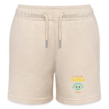 Jakobsmuscheln Sammler Strandräuber Schalentiere - Kinder Organic Joggingshorts Mini Bolter von Stanley/Stella - Natur - Vorne