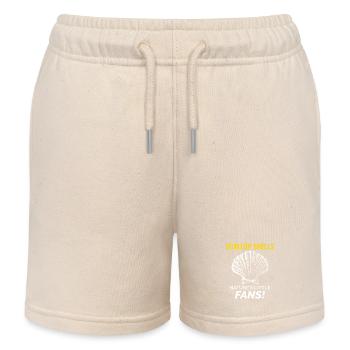 Jakobsmuscheln Sammler Strandräuber Schalentiere - Kinder Organic Joggingshorts Mini Bolter von Stanley/Stella - Natur - Vorne