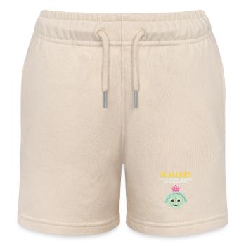 Jakobsmuscheln Sammler Strandräuber Schalentiere - Kinder Organic Joggingshorts Mini Bolter von Stanley/Stella - Natur - Vorne