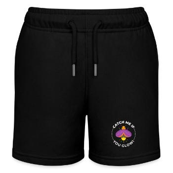 Lucioles Firefly Lightning Bug Insect Collector - Short de jogging enfant bio Stanley/Stella - noir - Devant