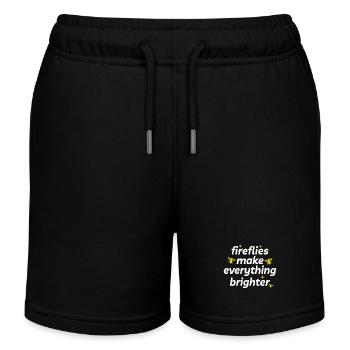 Lucioles Firefly Lightning Bug Insect Collector - Short de jogging enfant bio Stanley/Stella - noir - Devant